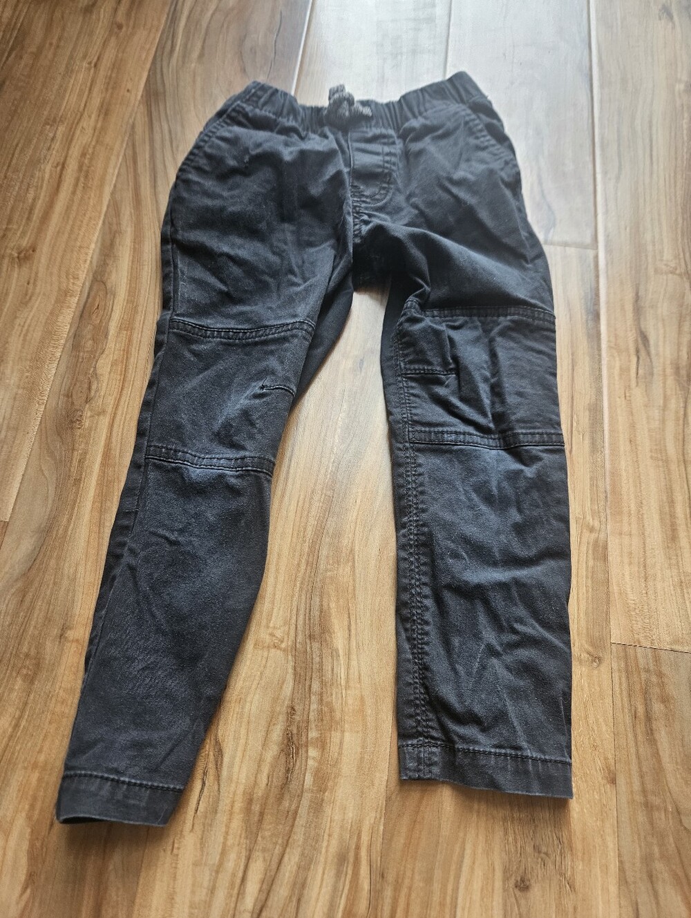 Cat And Jack Kids Black Cargo Jogger Pants 4t